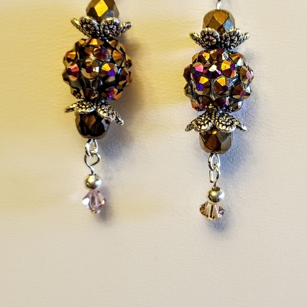 Handcrafted fancy bead Earrings.